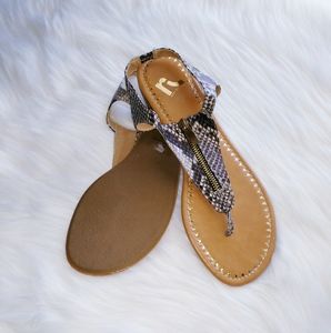 Animal Print Sandals